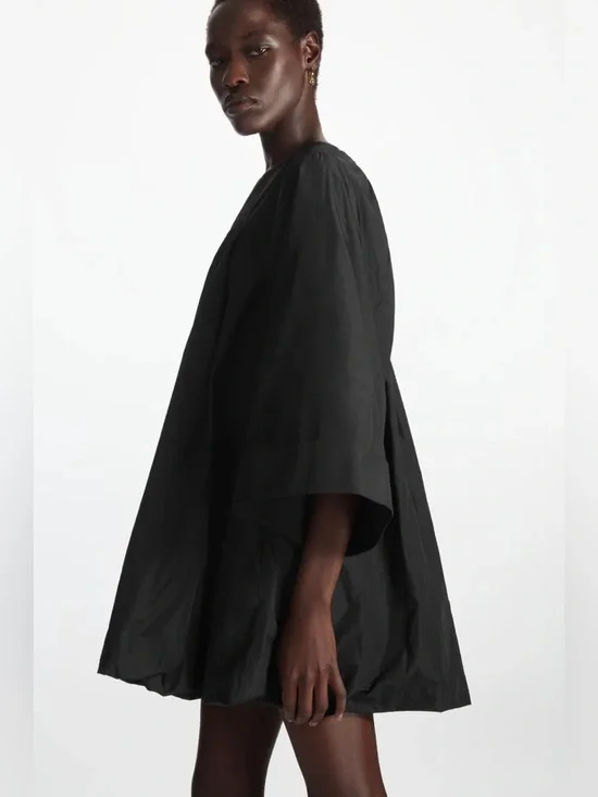 COS VOLUMINOUS A-LINE MINI DRESS - Picture 3 of 13